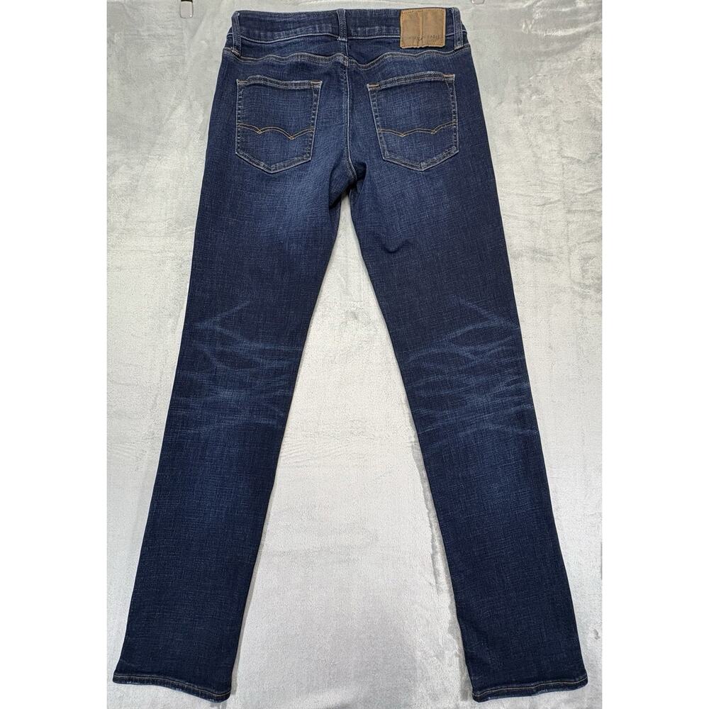 AMERICAN EAGLE Men’s Slim Straight Jeans Size 30x34 DARK WASH - Picture 2 of 9